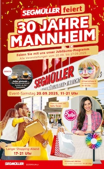 Segmüller Mannheim Prospekt der aktuellen Woche, gültig von 13.09.2025 bis 04.10.2025 Aktueller Segmüller Mannheim Prospekt "Highlight Angebote" mit 30 Seiten