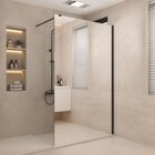 Paroi de douche à l'italienne fixe verre miroir l. 120 x H. 195 cm, ép. 6 mm, profilé noir - Castorama à Caen Paroi de douche à l'italienne fixe verre miroir l. 120 x H. 195 cm, ép. 6 mm, profilé noir en promo chez Castorama Caen à 129,90 €