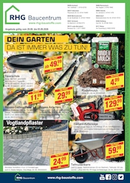 RHG Baucentrum Prospekt für Reichenbach: "DEIN GARTEN - DA IST IMMER WAS ZU TUN!", 1 Seite, 29.08.2026 - 05.09.2026