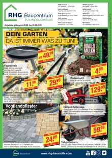RHG Baucentrum Prospekt DEIN GARTEN - DA IST IMMER WAS ZU TUN! mit 1 Seite