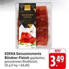 E center Seelbach - Genussmomente Bündner-Fleisch Angebot im Prospekt Genussmomente Bündner-Fleisch bei E center im Seelbach Prospekt für 3,49 €