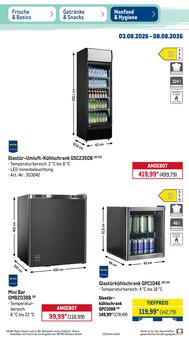 Kühlschrank im METRO Prospekt "Wochenangebote Frische & Basics" mit 50 Seiten (Cuxhaven)