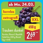 Trauben dunkel bei ALDI Nord im Herdecke Prospekt für 2,69 €