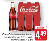 Aktuelles Coca-Cola Angebot bei EDEKA in Stuttgart ab 4,49 €