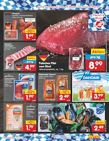 Wurst im Netto Marken-Discount Prospekt "Aktuelle Angebote" mit 57 Seiten (München)