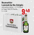 Bio-Edelpils von Neumarkter Lammsbräu im aktuellen Trinkgut Prospekt für 9,49 €