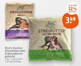 Streufutter oder Erdnusskerne gehackt Angebote von Bird’s Garden bei tegut Schwäbisch Gmünd für 3,49 €