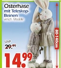 Osterhase mit Teleskop-Beinen Angebote bei Wreesmann Cottbus für 14,99 €