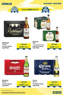Radeberger im aktuellen METRO Prospekt (Leverkusen) Radeberger im METRO Prospekt "Wochenengebote Händler + Gewinnspiel + Monats Mix" mit 28 Seiten (Leverkusen)