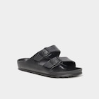 Mules de plage avec boucles noir femme en promo chez La Halle Mules de plage avec boucles noir femme dans le catalogue La Halle