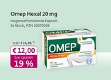 mea - meine apotheke - Omep Hexal 20 mg Angebot im Prospekt Omep Hexal 20 mg bei mea - meine apotheke im Prospekt "" für 12,00 €