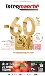 Prospectus Supermarchés Intermarché en cours, -60% DE REMISE IMMÉDIATE SUR LE 2ÈME, 44 pages, 08/07/2025 - 20/07/2025 Catalogue Supermarchés Intermarché en cours à Oyonnax et alentours, -60% DE REMISE IMMÉDIATE SUR LE 2ÈME, 44 pages, 08/07/2025 - 20/07/2025