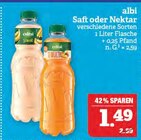 Aktuelles Saft oder Nektar Angebot bei Marktkauf in Nürnberg ab 1,49 €