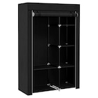 HOMCOM Kleiderschrank schwarz Polypropylen B/H/L: ca. 43x103x162,5 cm für 25,99 € bei POCO im Angebot HOMCOM Kleiderschrank schwarz Polypropylen B/H/L: ca. 43x103x162,5 cm im aktuellen POCO Prospekt