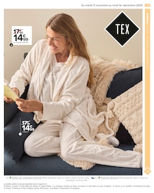 Promotion Nuisette Femme dans le prospectus Carrefour, valable du 11/11/2025 au 01/12/2025 Promo Nuisette Femme dans le catalogue Carrefour du moment à la page 9