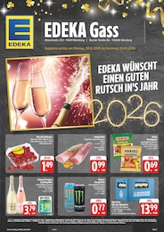 EDEKA Prospekt für Nürnberg mit 28 Seiten EDEKA Prospekt "Wir lieben Lebensmittel!" für Nürnberg, 28 Seiten, 29.12.2025 - 03.01.2026