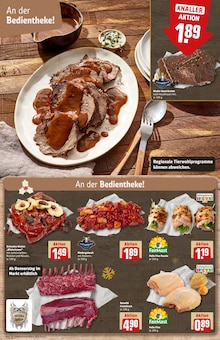 Sauerbraten im aktuellen REWE Prospekt (Herne) Sauerbraten im REWE Prospekt "Dein Markt" mit 34 Seiten (Herne)