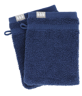 Lot de 2 gants de toilette coton 15x21cm en promo chez Maxi Bazar Lot de 2 gants de toilette coton 15x21cm dans le catalogue Maxi Bazar