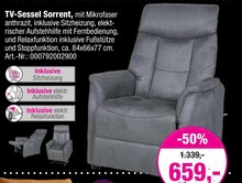 TV-Sessel Sorrent Angebot in Falken b Eisenach, Thür im aktuellen Prospekt bei Opti-Wohnwelt in Falken b Eisenach, Thür