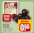 Gekochte Rote Bete im Angebot bei REWE in Rheda-Wiedenbrück Gekochte Rote Bete Angebote von REWE Beste Wahl bei REWE Rheda-Wiedenbrück für 0,66 €