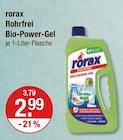 Rohrfrei Bio-Power-Gel im V-Markt Prospekt Rohrfrei Bio-Power-Gel von rorax im aktuellen V-Markt Prospekt für 2,99 €