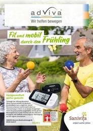 Aktueller adViva GmbH Sanitätshäuser Prospekt für Sandhausen: Fit und mobil durch den Frühling mit 6} Seiten, 13.03.2024 - 31.05.2024