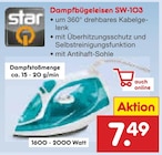 Aktuelles Dampfbügeleisen SW-103 Angebot bei Netto Marken-Discount in Bottrop ab 7,49 €