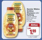 Wahre Schätze Shampoo im Angebot bei combi in Neustadt Wahre Schätze Shampoo Angebote von Garnier bei combi Neustadt für 1,99 €