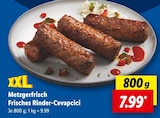 Metzgerfrisch Frisches Rinder-Cevapcici im Angebot bei Lidl in Trier Metzgerfrisch Frisches Rinder-Cevapcici Angebote bei Lidl Trier für 7,99 €