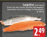 Lachsfilet Angebote bei EDEKA Marl für 2,49 €