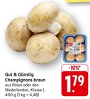Champignons braun im Angebot bei EDEKA in Freiburg Champignons braun Angebote von Gut & Günstig bei EDEKA Freiburg für 1,79 €