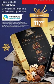 Backwaren von Henry Lambertz im aktuellen ALDI SÜD Prospekt Drei Gaben von Henry Lambertz für 11,99 € bei ALDI SÜD im Angebot