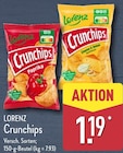 Crunchips Paprika oder Cheese & Onion Angebote von Lorenz bei ALDI Nord Wolfenbüttel für 1,19 €