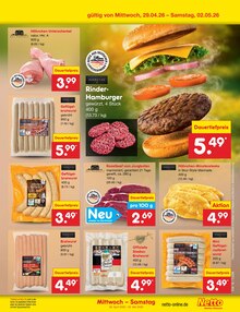 Fleisch im Netto Marken-Discount Prospekt "Aktuelle Angebote" mit 65 Seiten (Halle (Saale))