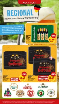 Bier im Penny Prospekt "Wer günstig will, muss Penny." mit 44 Seiten (Ludwigsburg)