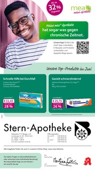 Aktueller mea - meine apotheke Prospekt (Frechen, 4 Seiten zum blättern mea - meine apotheke Prospekt Unsere Juni-Angebote mit 4 Seiten