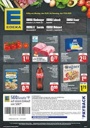 EDEKA Prospekt für Würzburg mit 8 Seiten EDEKA Prospekt für Würzburg: "Wir lieben Lebensmittel!", 8 Seiten, 12.05.2025 - 17.05.2025