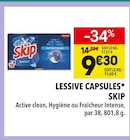 Lessive Capsules* - Skip - Supeco Lessive Capsules* - Skip à 9,30 € dans le catalogue Supeco