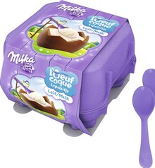 Casino Shop Gennevilliers - L’ŒUF COQUE CHOCOLAT AU LAIT FOURRÉ LAIT Promo L’ŒUF COQUE CHOCOLAT AU LAIT FOURRÉ LAIT dans le catalogue Casino Shop "# Les promos de Pâques !" à Gennevilliers