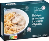 Filet mignon de porc, sauce à la moutarde et tagliatelles - Picard en promo chez Picard Filet mignon de porc, sauce à la moutarde et tagliatelles - Picard dans le catalogue Picard