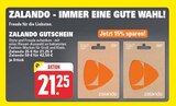 ZALANDO GUTSCHEIN von Zalando im aktuellen EDEKA Prospekt für 21,25 €