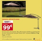 Gedimat Martres-Tolosane - Promo Parasol Déporté Rond Promo Parasol Déporté Rond à 99,00 € dans le catalogue Gedimat à Martres-Tolosane