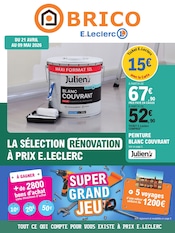 Catalogue Supermarchés E.Leclerc en cours à Le Fleix et alentours, "LA SÉLECTION RÉNOVATION À PRIX E.LECLERC", 20 pages, 21/04/2026 - 09/05/2026