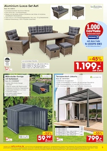Terrassenüberdachung im Netto Marken-Discount Prospekt "netto-online.de - Exklusive Angebote" mit 12 Seiten (Bielefeld)
