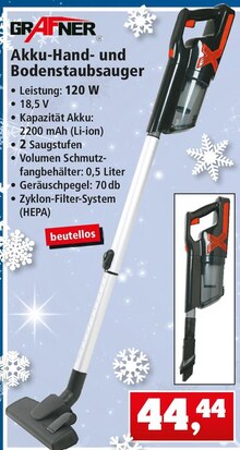 Akku-Hand- und Bodenstaubsauger bei Thomas Philipps in Pinneberg Akku-Hand- und Bodenstaubsauger im Angebot bei Thomas Philipps Pinneberg für 44,44 €