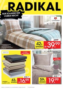Spannbettlaken im Zurbrüggen Prospekt "RADIKAL REDUZIERT" mit 12 Seiten (Oldenburg)