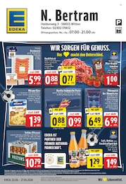 Aktueller EDEKA Supermarkt Prospekt für Witten 22.06.2026 - 27.06.2026 EDEKA Prospekt für Witten mit 24 Seiten