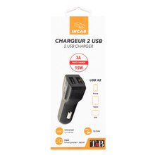 Norauto Nancy - Chargeur allume-cigare 2 USB TNB Promo Chargeur allume-cigare 2 USB TNB dans le catalogue Norauto C'est bon de (re)partir ! à Nancy