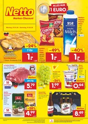 Aktueller Netto Marken-Discount Prospekt mit Fleisch, "Aktuelle Angebote", Seite 1