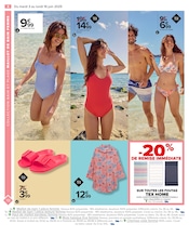 Maillot De Bain Angebote im Prospekt "Les basiques c’est nous. La vie qui va avec, c’est vous." von Carrefour Maillot De Bain Angebote im Prospekt "Les basiques c’est nous. La vie qui va avec, c’est vous." von Carrefour auf Seite 6